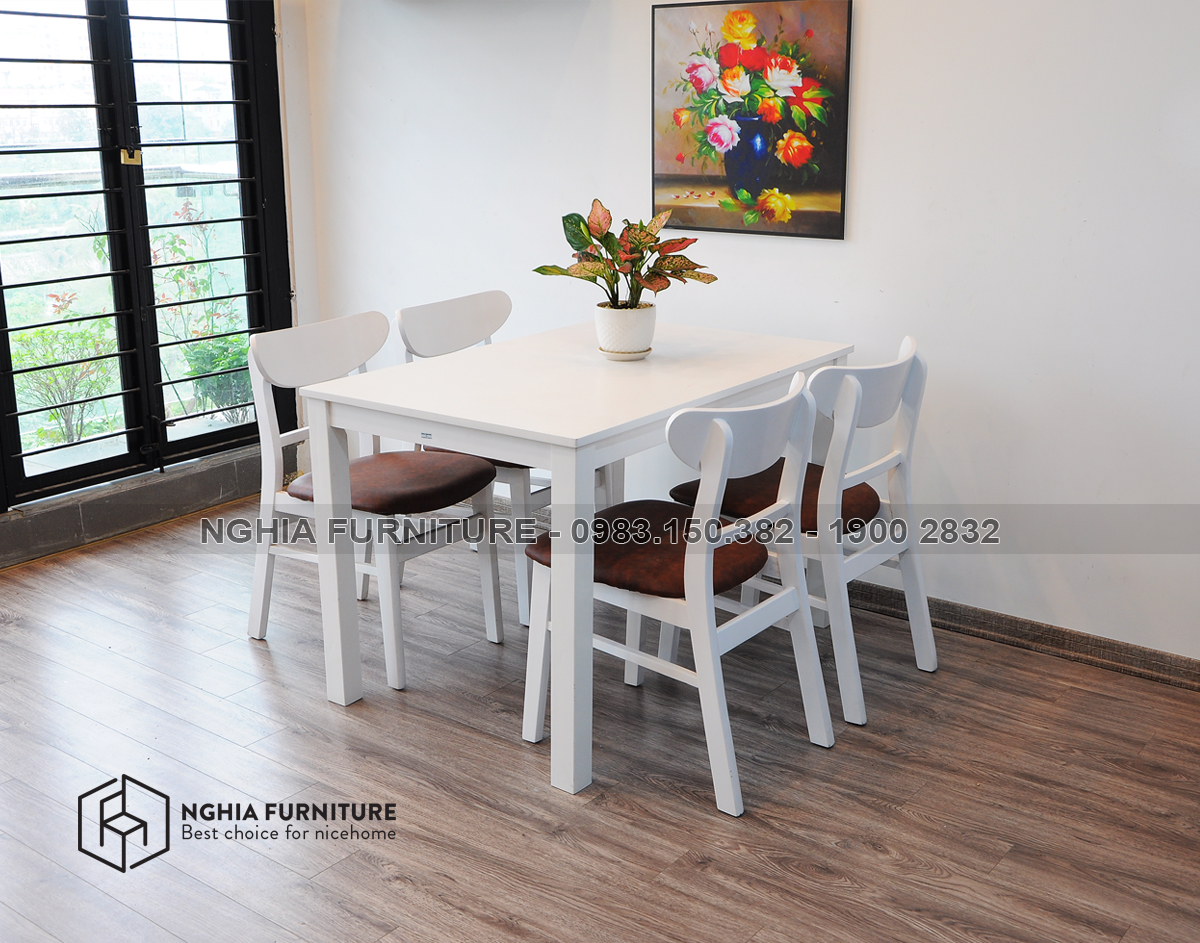 Dining table set Mango - Mostar 1m15