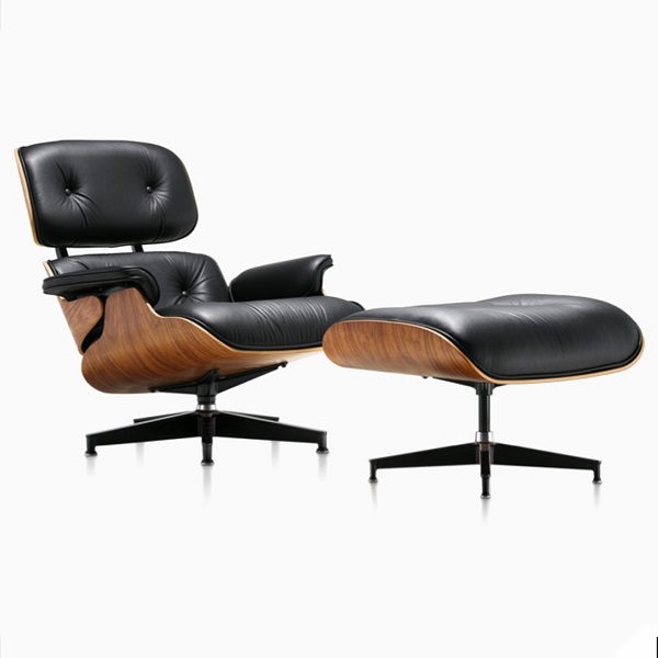 Eames Lounge & Ottoman Chair 2 - Cowhigh Leather mattress