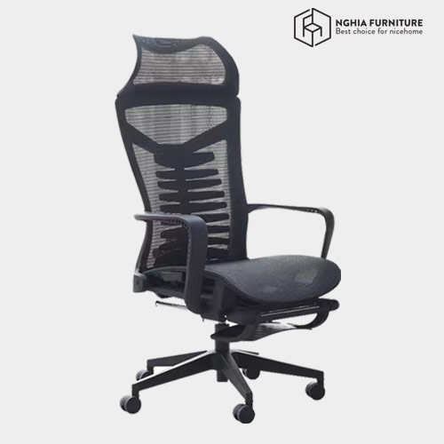 ERGONOMIC 01 BLACK FULL MESH