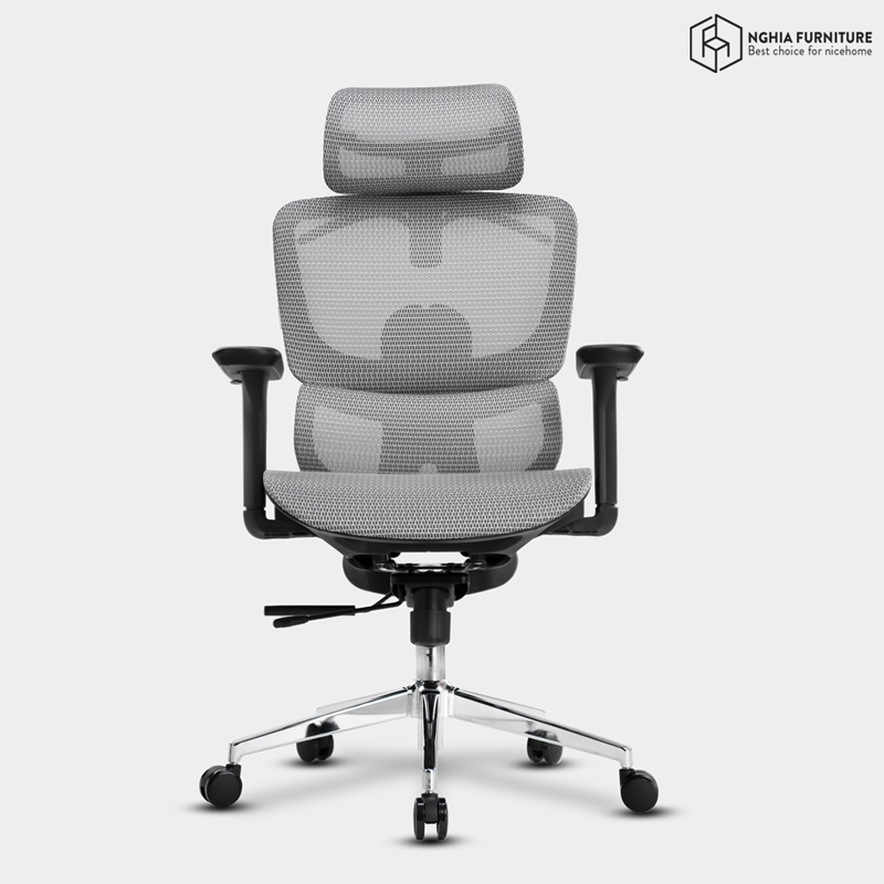 Ergonomic 07 Gray Mesh