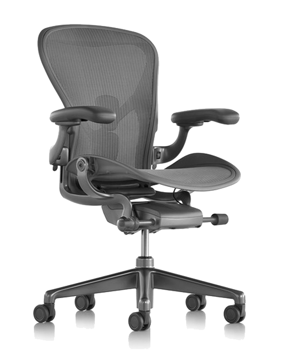 Herman Miller Aeron Chair - Size B - Carbon Frame