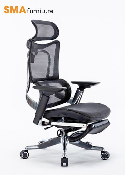 Maza-T Black Ergonomic Chair