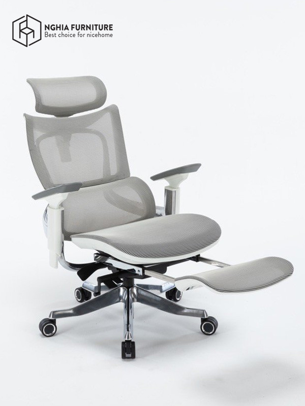 Maza-T White Ergonomic Chair after