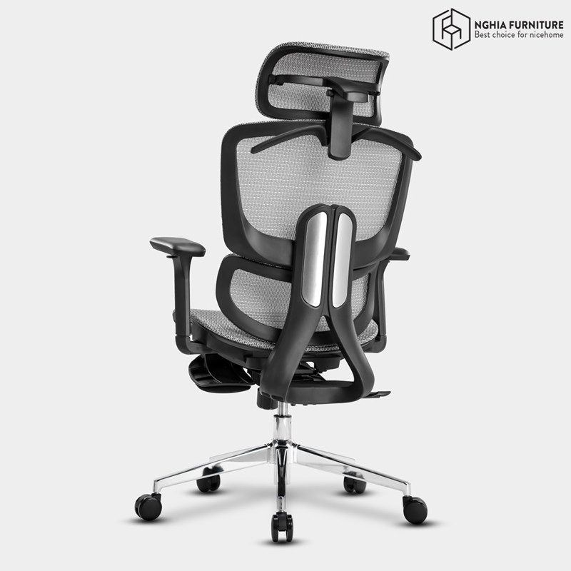 Ergonomic 07T Gray Mesh after