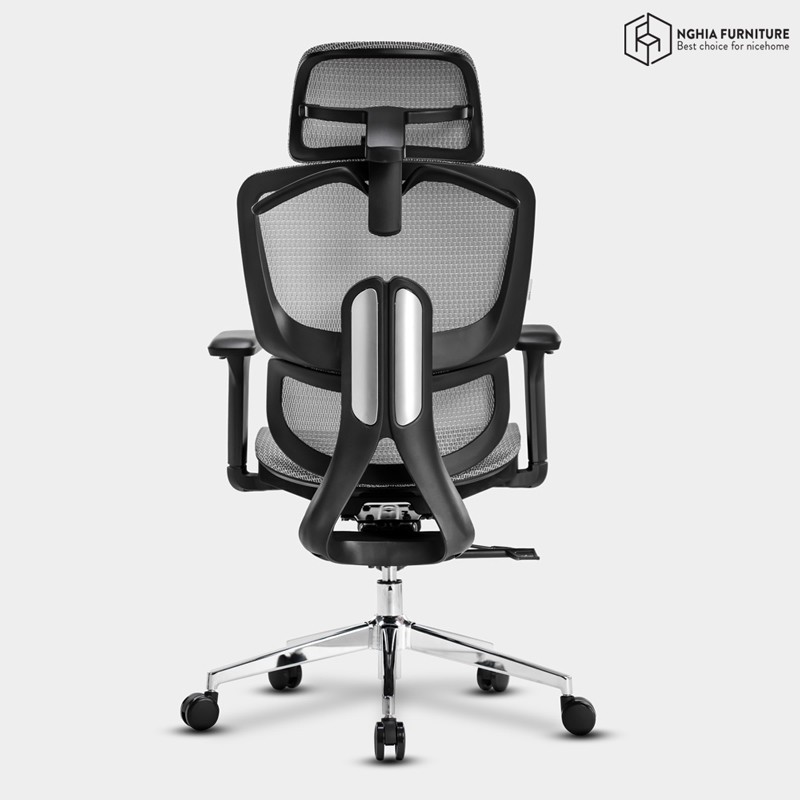 Ergonomic 07 Gray Mesh after