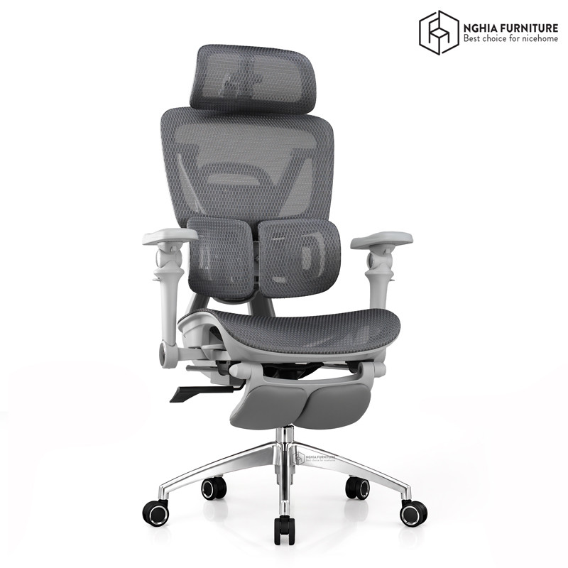 Tanji Pro 2026 Black Ergonomic Chair – With Footrest after