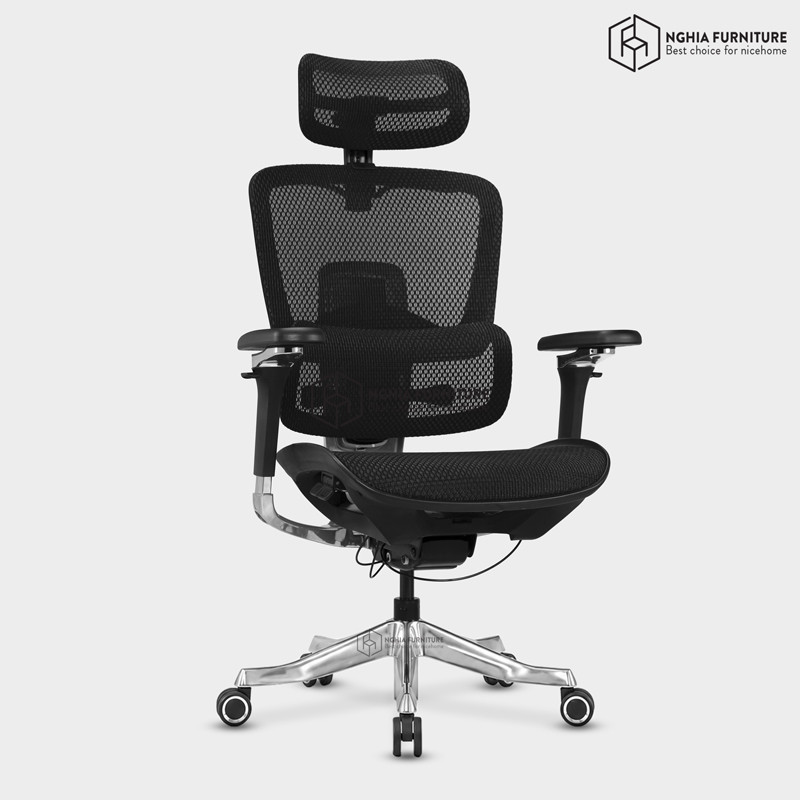 Mirai Ultra Black Ergonomic Chair after